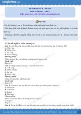 Đề thi học kì 2 Sinh 11 Kết nối tri thức - Đề số 3